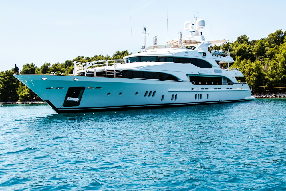 Luxury yachts at Precision Marina